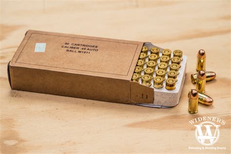 Best 45 ACP Ammo: Plinking, Range Training & Home Defense - Wideners ...