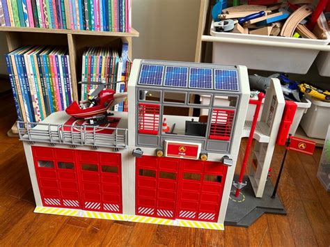 Playmobil fire truck and fire station, Hobbies & Toys, Toys & Games on ...