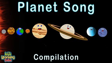 Youtube Planets Song For Kids Solar System Song