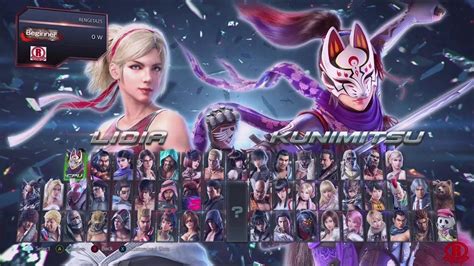 Tekken 7 Season 4 Updated Character Selection Screen With New DLC Lidia ...