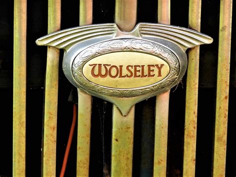 Wolseley Car Emblem Photograph by Barbara Ebeling - Fine Art America