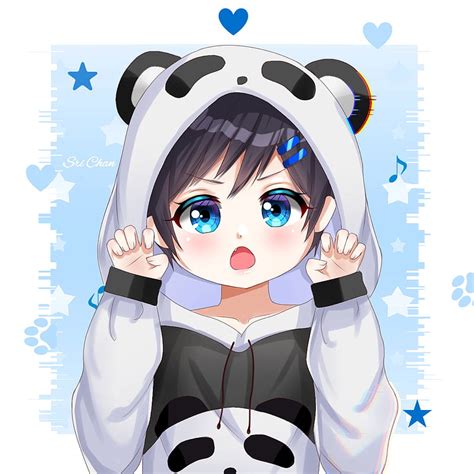 Cute Panda Anime Wallpaper