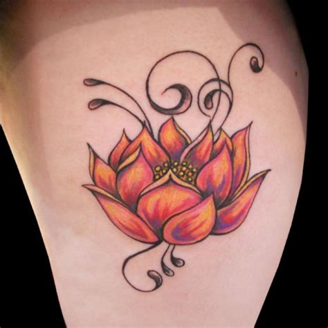 Brilliant Lotus Flower Tattoo Designs - Tattoo Love