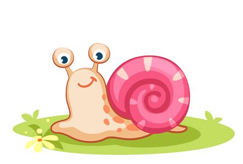 Cute cartoon snail 618976 Vector Art at Vecteezy