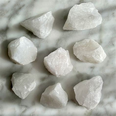 Rough White Quartz Crystal Specimen - Minera Emporium Crystal & Mineral ...