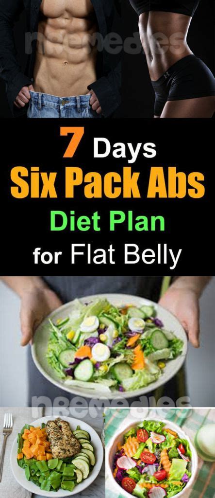 Easy Six Pack Abs Diet Seven Days Plan for Flat Stomach | Six pack abs ...