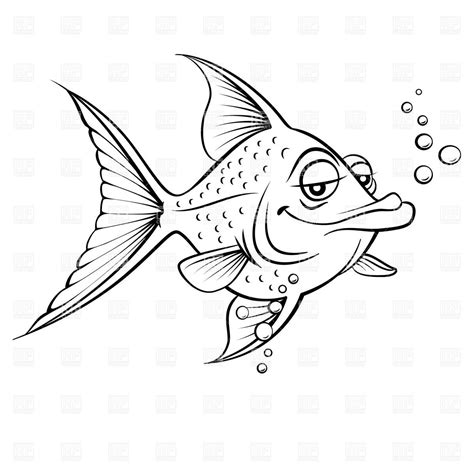 Funny Fish Drawing