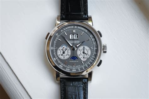 A. Lange & Söhne Datograph Perpetual White Gold Grey Dial - Review ...