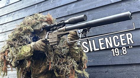 Russia's Quietest Sniper Rifle has the World's LARGEST Silencer - YouTube