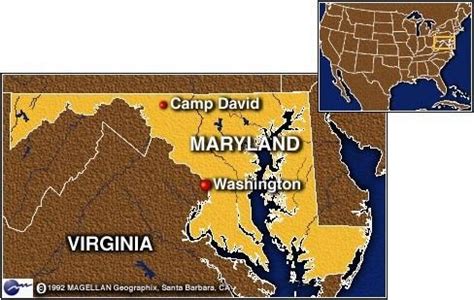 Location of Camp David in Maryland | Camp david, Maryland, Camping