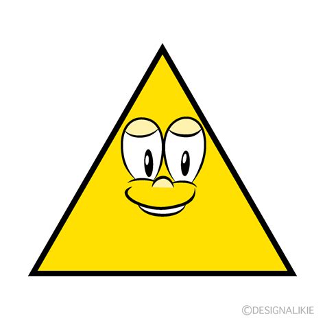 Free Triangle Cartoon Character Clipart | Charatoon