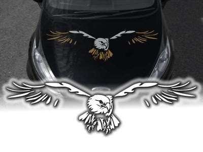 Car Sticker Eagle Hood Car a301 XXL Decals 120cm Two Tone/Monochrome | eBay