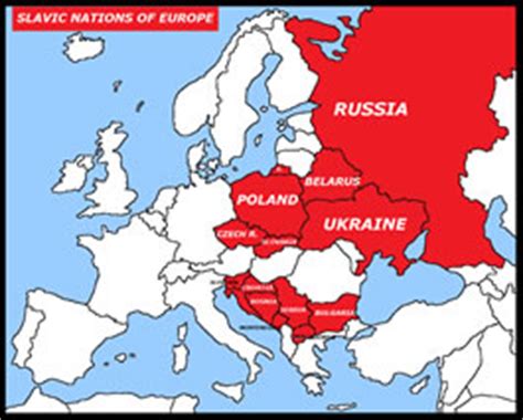 More than half of Europe's territory is inhabited by Slavic-speaking ...