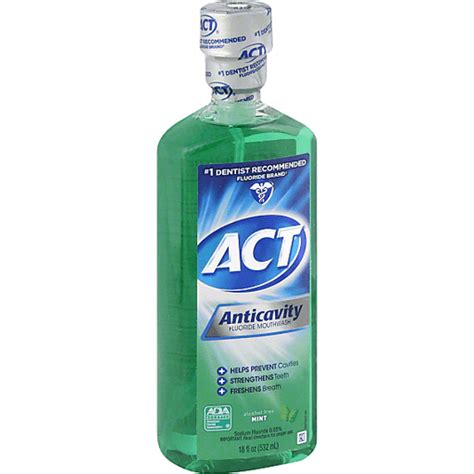 Act Fluoride Mouthwash, Anticavity Mint | Mouthwash | Market Basket