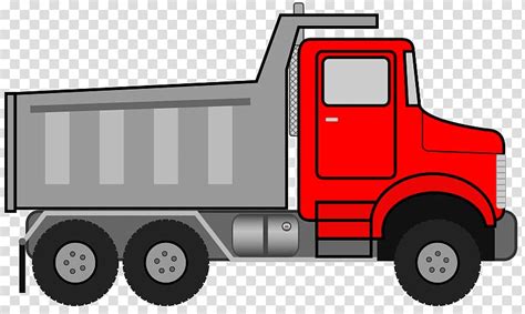 Pickup truck Car Dump truck , Big red truck transparent background PNG ...