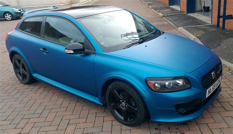 Matte Metallic Blue Volvo c30 – Clyde Wraps