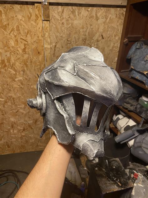 Made a Goblin slayer helmet : r/GoblinSlayer