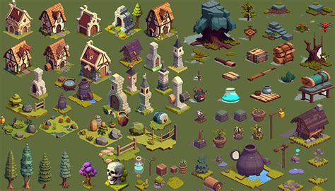 2D Game Kit-Fantastic garden assets | GameDev Market