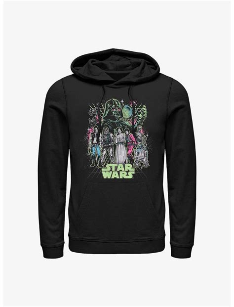 Star Wars Neon Galaxy Hoodie - BLACK | Hot Topic