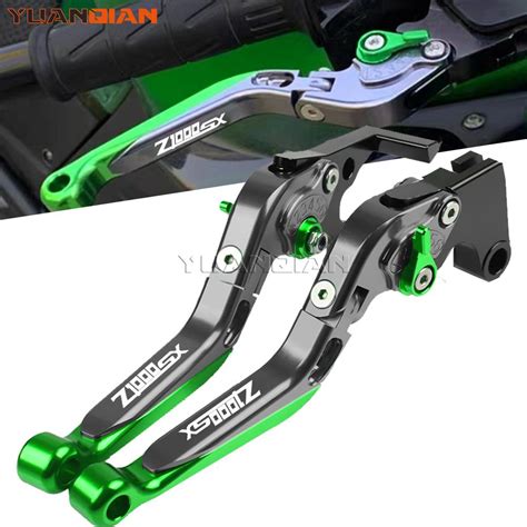 Palancas de embrague de freno extensibles para motocicleta Kawasaki ...