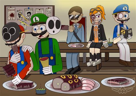 SMG4 Fallout AU - Banquet by Jed22EXE on DeviantArt