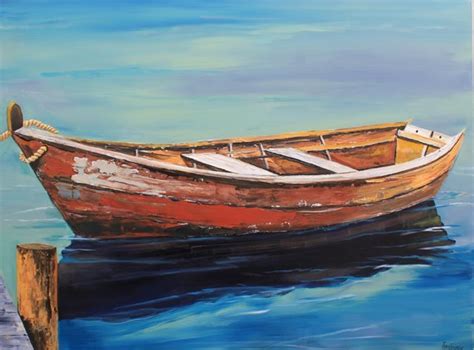 Paintings By Tracy Effinger Upton: Old Boat | Boat art, Boat drawing ...