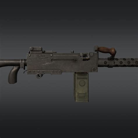 M1919A6 Machine Gun 3D Model $59 - .fbx .obj .max - Free3D