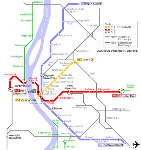 Budapest Subway Map for Download | Metro in Budapest - High-Resolution ...