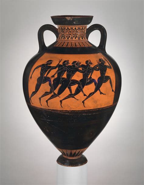 Attributed to the Euphiletos Painter | Terracotta Panathenaic prize ...