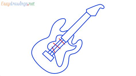 How To Draw Guitar Step by Step - [8 Easy Phase] - [Emoji]