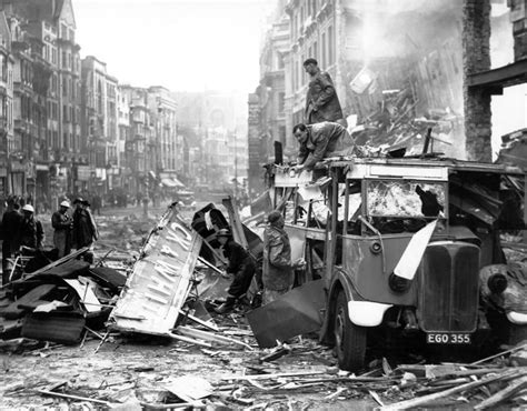 Blitz in London. The aftermath of bombing | The Blitz: 76 years on ...