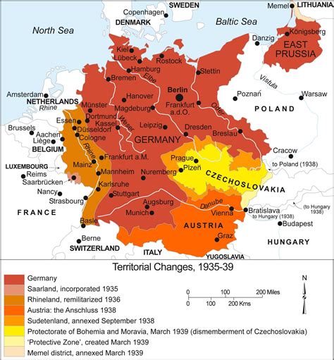 Map of German Expansion just before WWII [1800x1943] : MapPorn