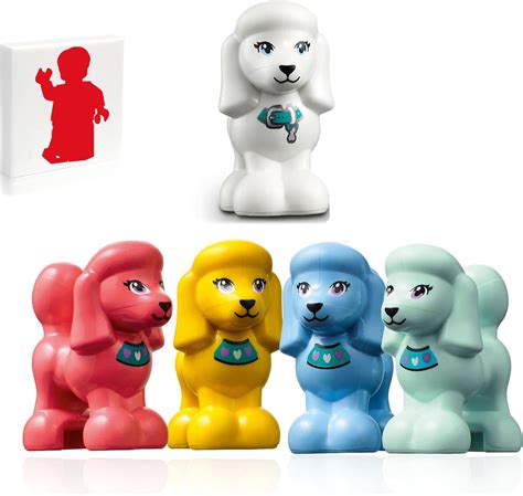 Amazon.com: LEGO Friends Animals Pack - Poodle Dogs 🐩 (White, Yellow ...