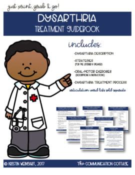 Dysarthria Treatment Guidebook by Communication Cottage | TPT