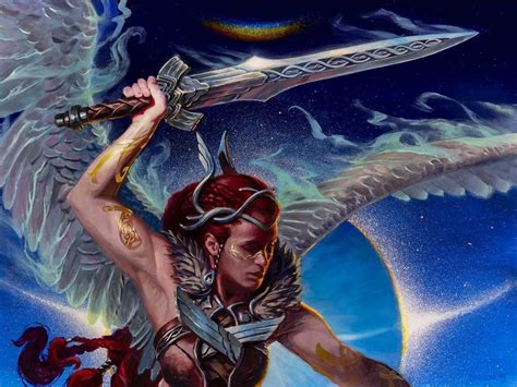 MtG Art: Valkyrie's Sword from Kaldheim Set by Aaron Miller - Art of ...