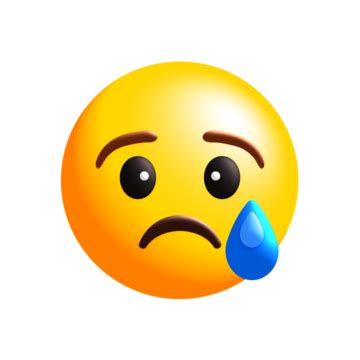 Sad Face Emoji Clipart Transparent PNG Hd, 3d Sad Emoji Icon, Emoji ...