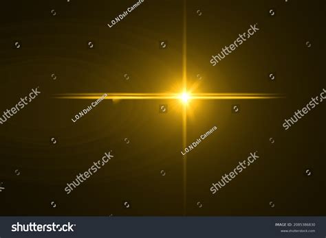 Beautiful Optical Lens Flare Effect Stock Illustration 2085386830 ...