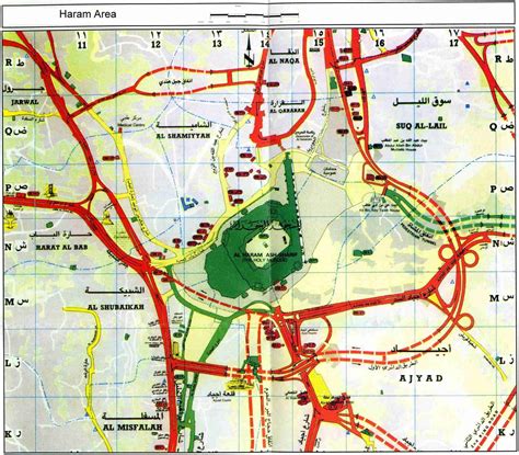 Haram mapa de Al - haram mapa (Arabia Saudita)