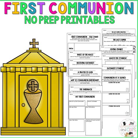 First Communion - Sacrament of Eucharist Activity | Made By Teachers