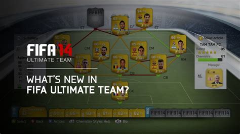 FIFA 14 Ultimate Team - New Features Trailer - YouTube