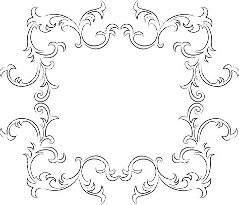 Filigree Border Vector at GetDrawings | Free download