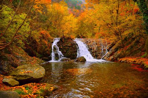 Wallpaper : nature, waterfall, autumn, river, fall 3002x1997 - MamaMika ...