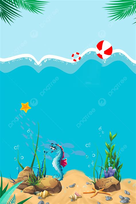 Ocean Cartoon Background