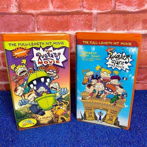 The Rugrats Movie Vhs Clamshell Orange Nickelodeon Vhs Tape Childrens ...