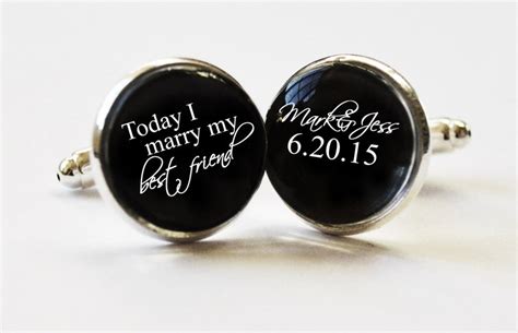 Custom Cufflinks Personalized Mens Cufflinks grooms Gift - Etsy