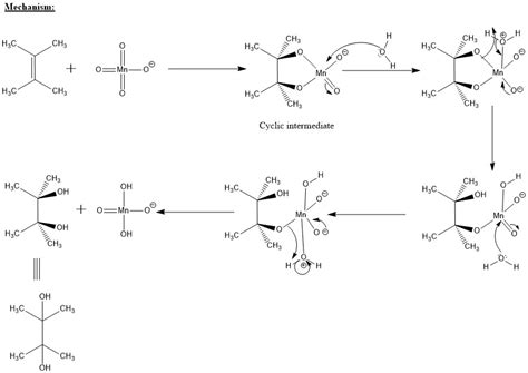 [Solved] . 3. Draw the following oxidation mechanism. KMnO4 HO+ dilute ...