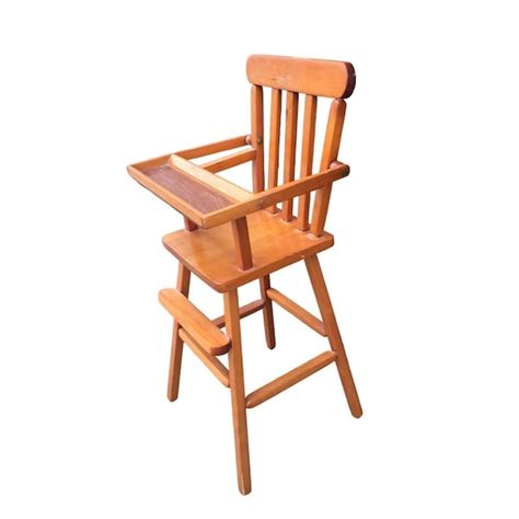 Wooden High Chair - Etsy