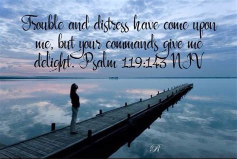 Trouble and distress have come upon me, but your commands give me ...