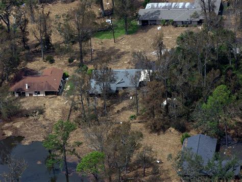 Aerial photos of Hurricane Ike damage