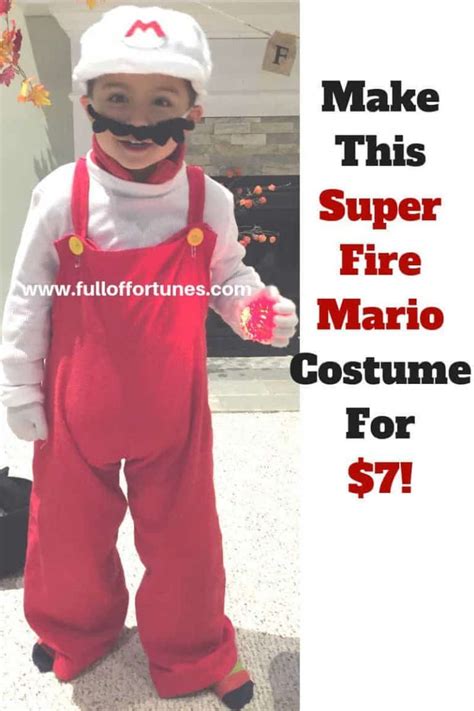 HOW TO MAKE A DIY SUPER FIRE MARIO INSPIRED COSTUME FOR $7! – | Mario ...